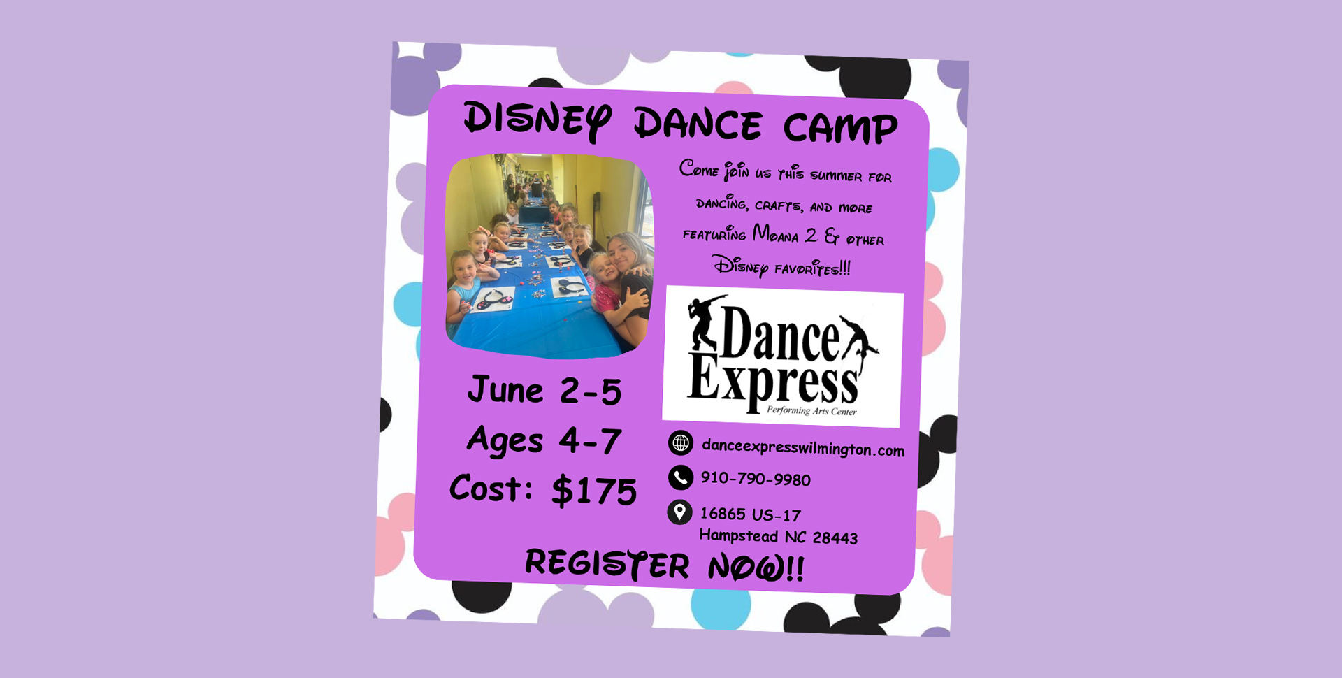 Disney Dance Camp